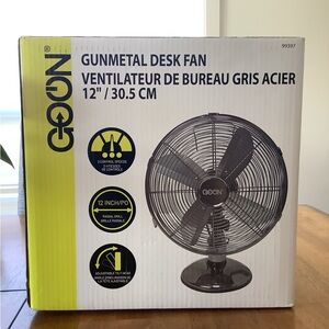 Goon, Gunmetal Desk Fan 🩶